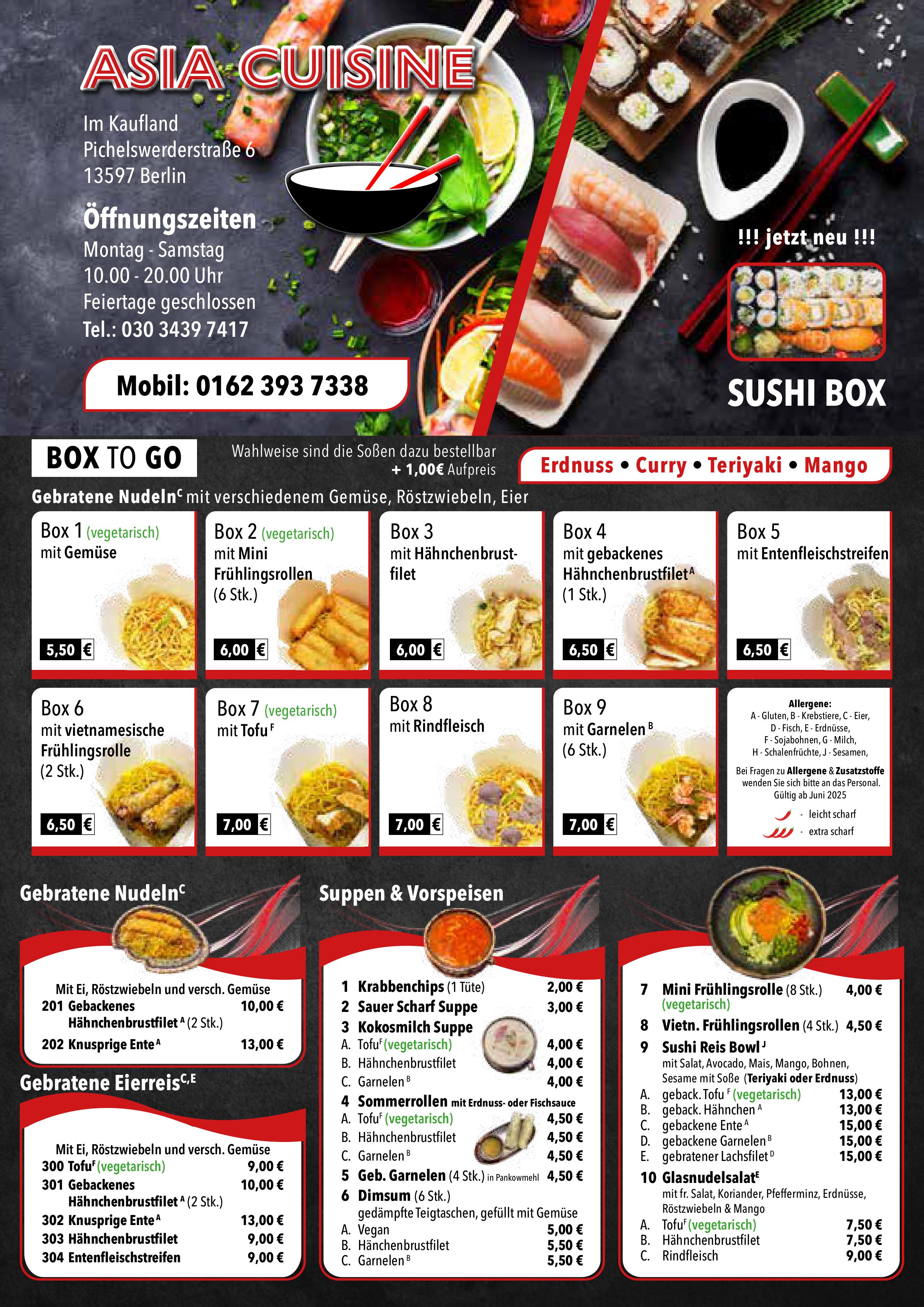 Menu page 1